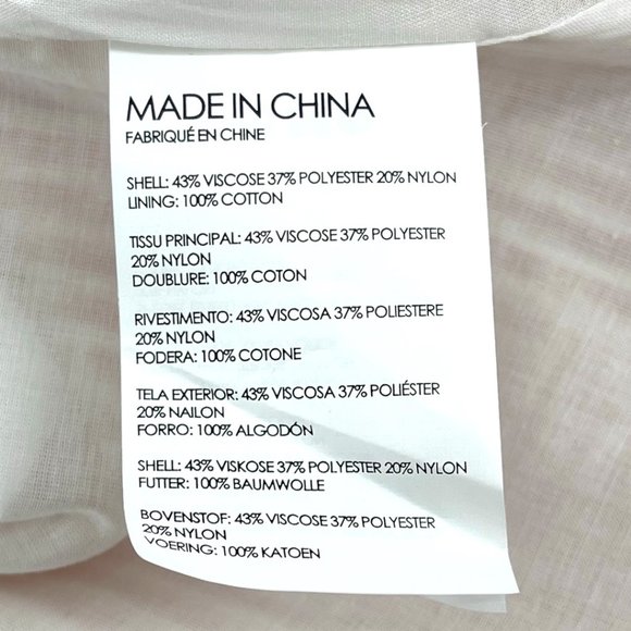 Club Monaco Asmund Striped Ruffle Top NWT Sz L - Picture 12 of 14